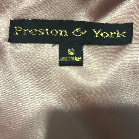 NWT Preston & York Elegant Pink Sleeveless Dress Size 12 Summer Wedding Lined - Picture 4 of 4
